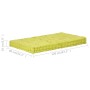 Cojín para palés algodón verde 120x80x10 cm by , Cushions for chairs and sofas - Ref: Foro24-48686, Price: 70,13 €, Discount: %