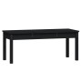 Gartenbank aus massivem schwarzem Kiefernholz 109x44x45 cm von vidaXL, Gartenbänke - Ref: Foro24-824008, Preis: 68,74 €, Raba...