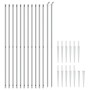 Cerca de alambre con pinchos de anclaje plateado 1,4x25 m de , Paneles de vallas - Ref: Foro24-154027, Precio: 217,49 €, Desc...