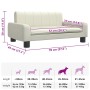 Cama para perros de cuero sintético crema 70x45x30 cm by , Beds for dogs - Ref: Foro24-171864, Price: 71,63 €, Discount: %
