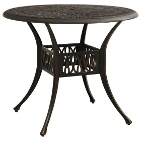 Bronze cast aluminum garden table 90x90x74 cm by vidaXL, Garden tables - Ref: Foro24-315585, Price: 221,36 €, Discount: %