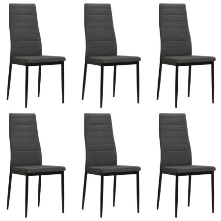 Sillas de comedor 6 unidades tela gris oscuro von , Essstühle - Ref: Foro24-275379, Preis: 225,93 €, Rabatt: %