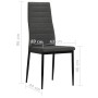 Sillas de comedor 6 unidades tela gris oscuro von , Essstühle - Ref: Foro24-275379, Preis: 225,93 €, Rabatt: %