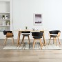 Sillas de comedor 4 uds madera curvada cuero sintético negro von , Essstühle - Ref: Foro24-278734, Preis: 721,12 €, Rabatt: %