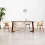 Sillas de comedor 4 uds cuero sintético y madera curvada crema by , dining chairs - Ref: Foro24-279497, Price: 602,58 €, Disc...