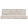 Cojín para sofá de palés tela marrón claro patchwork by , Cushions for chairs and sofas - Ref: Foro24-287719, Price: 147,49 €...