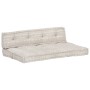Cojín para sofá de palés tela marrón claro patchwork by , Cushions for chairs and sofas - Ref: Foro24-287719, Price: 147,49 €...