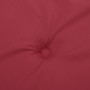 Cojines silla de jardín 4 uds tela Oxford rojo tinto 50x50x3 cm by , Cushions for chairs and sofas - Ref: Foro24-314057, Pric...