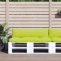 Cojines para sofá de palets 2 unidades tela verde claro by , Cushions for chairs and sofas - Ref: Foro24-314656, Price: 51,62...