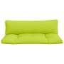 Cojines para sofá de palets 2 unidades tela verde claro by , Cushions for chairs and sofas - Ref: Foro24-314656, Price: 51,62...