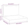 Cojines para palés 2 unidades tela Oxford gris von , Kissen für Stühle und Sofas - Ref: Foro24-315053, Preis: 61,23 €, Rabatt: %