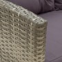 Set de muebles de jardín 2 pzas y cojines ratán sintético gris by , Garden sets - Ref: Foro24-316871, Price: 680,81 €, Discou...