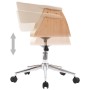 Silla de comedor giratoria madera curvada cuero sintético crema von , Essstühle - Ref: Foro24-287399, Preis: 204,44 €, Rabatt: %