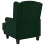 Sillón con reposapiés tela verde oscuro by , Armchairs - Ref: Foro24-320157, Price: 308,39 €, Discount: %