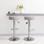 Taburetes de cocina 2 unidades tela gris de , Taburetes de cocina - Ref: Foro24-332971, Precio: 108,45 €, Descuento: %