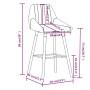 Taburete de cocina tela marrón von , Küchenhocker - Ref: Foro24-338745, Preis: 88,14 €, Rabatt: %
