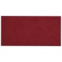 Paneles de pared 12 uds terciopelo rojo tinto 30x15 cm 0,54 m² de , Recubrimiento de paredes - Ref: Foro24-343783, Precio: 21...