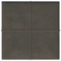 Paneles de pared 12 uds terciopelo gris oscuro 30x30 cm 1,08 m² de , Recubrimiento de paredes - Ref: Foro24-344043, Precio: 3...