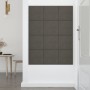 Paneles de pared 12 uds terciopelo gris oscuro 30x30 cm 1,08 m² de , Recubrimiento de paredes - Ref: Foro24-344043, Precio: 3...