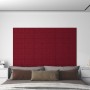 Paneles de pared 12 uds terciopelo rojo tinto 60x30 cm 2,16 m² von , Wandverkleidung - Ref: Foro24-344088, Preis: 45,65 €, Ra...