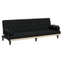 Sofá cama con reposabrazos tela negro von , Sofas - Ref: Foro24-351939, Preis: 281,28 €, Rabatt: %