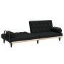Sofá cama con reposabrazos tela negro von , Sofas - Ref: Foro24-351939, Preis: 281,28 €, Rabatt: %