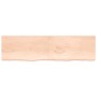 Estante de pared madera maciza roble sin tratar 220x60x(2-6) cm von , Regale und Regale - Ref: Foro24-363619, Preis: 173,13 €...