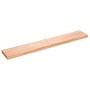 Estante pared madera roble tratada marrón claro 180x30x(2-6) cm by , Shelves and shelves - Ref: Foro24-363717, Price: 56,05 €...