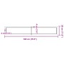 Estante pared madera roble tratada marrón claro 180x30x(2-6) cm by , Shelves and shelves - Ref: Foro24-363717, Price: 56,05 €...