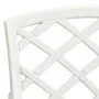 Sillas de jardín 4 unidades aluminio fundido blanco de vidaXL, Sillas de jardín - Ref: Foro24-315575, Precio: 502,30 €, Descu...