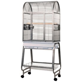 Strong Jaula para loros Villa Nora gris Silverstone 67,7x51,5x154 cm de , Pies y jaulas para pájaros - Ref: Foro24-413762, Pr...