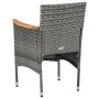 11-piece synthetic rattan garden dining set in gray color. by vidaXL, Garden sets - Ref: Foro24-3058571, Price: 967,82 €, Dis...
