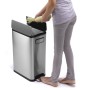 EKO Cubo de pedal Ecofly 45 L plateado mate by , Waste containers - Ref: Foro24-440019, Price: 155,88 €, Discount: %
