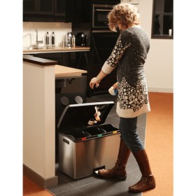 EKO Cubo de basura de pedal Rejoice 3x12 L plateado mate by , Waste containers - Ref: Foro24-440033, Price: 114,93 €, Discoun...