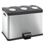 EKO Cubo de basura de pedal Rejoice 3x12 L plateado mate von , Abfallbehälter - Ref: Foro24-440033, Preis: 114,93 €, Rabatt: %
