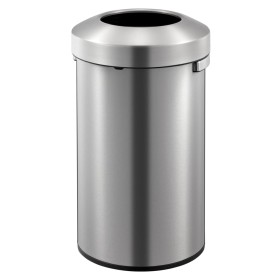 EKO Cubo de basura con pedal Urban 90 L plateado mate by , Waste containers - Ref: Foro24-440065, Price: 213,65 €, Discount: %