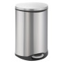 EKO Cubo de basura de pedal Shell 50 L plateado mate von , Abfallbehälter - Ref: Foro24-440038, Preis: 138,45 €, Rabatt: %