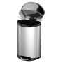 EKO Cubo de basura de pedal Shell 50 L plateado mate von , Abfallbehälter - Ref: Foro24-440038, Preis: 138,45 €, Rabatt: %