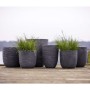 Capi Macetero Waste Smooth gris 43x41 cm by , Pots and planters - Ref: Foro24-442104, Price: 66,91 €, Discount: %