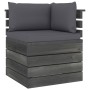 Sofá de palets de jardín 2 plazas y cojines madera maciza pino by , Garden sets - Ref: Foro24-3061731, Price: 207,27 €, Disco...