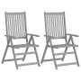 Sillas reclinables jardín y cojines 2 uds madera maciza acacia von , Gartenstühle - Ref: Foro24-3064705, Preis: 174,95 €, Rab...