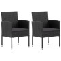Juego de comedor de jardín 3 piezas negro by , Garden sets - Ref: Foro24-3068724, Price: 239,04 €, Discount: %