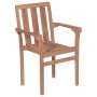Sillas de jardín apilables 6 uds madera maciza teca con cojines von , Gartenstühle - Ref: Foro24-3073413, Preis: 790,87 €, Ra...
