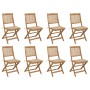 Sillas de jardín plegables 8 uds y cojines madera maciza acacia von , Gartenstühle - Ref: Foro24-3075116, Preis: 434,34 €, Ra...