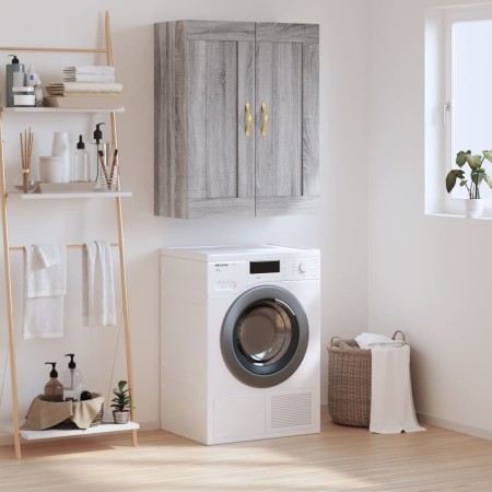Armario de pared madera ingeniería gris Sonoma 69,5x34x90 cm by , Sideboards - Ref: Foro24-835016, Price: 76,01 €, Discount: %