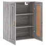 Armario de pared madera ingeniería gris Sonoma 69,5x34x90 cm by , Sideboards - Ref: Foro24-835016, Price: 76,01 €, Discount: %