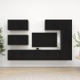 Juego de muebles de TV 6 piezas madera contrachapada negro von , TV-Möbel - Ref: Foro24-3078820, Preis: 257,37 €, Rabatt: %
