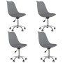 Sillas de comedor giratorias 4 unidades tela gris claro von , Essstühle - Ref: Foro24-3085379, Preis: 226,38 €, Rabatt: %