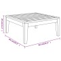 Muebles de jardín 3 pzas con cojines crema madera de acacia von , Gartensets - Ref: Foro24-3087272, Preis: 432,59 €, Rabatt: %