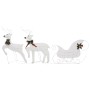 Decoración navideña de renos y trineo de jardín blanco 60 LED by , Christmas lights - Ref: Foro24-342682, Price: 51,88 €, Dis...